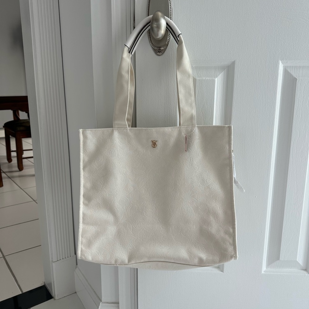 Elegant Cream Tote Bag by VictoriaSecret. W tags
